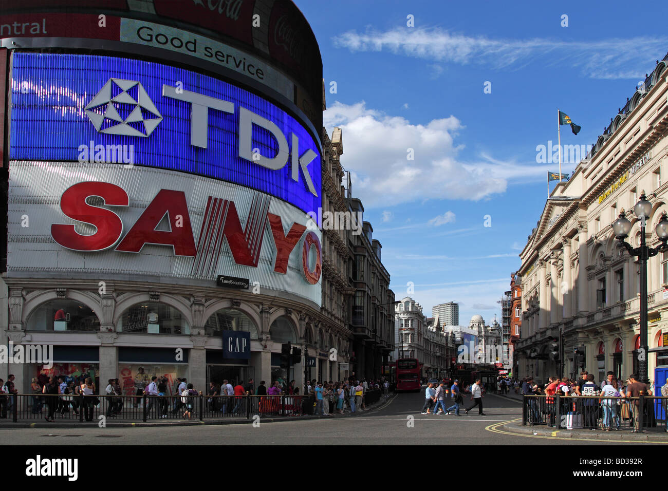 Piccadilly Circus London Stockfoto