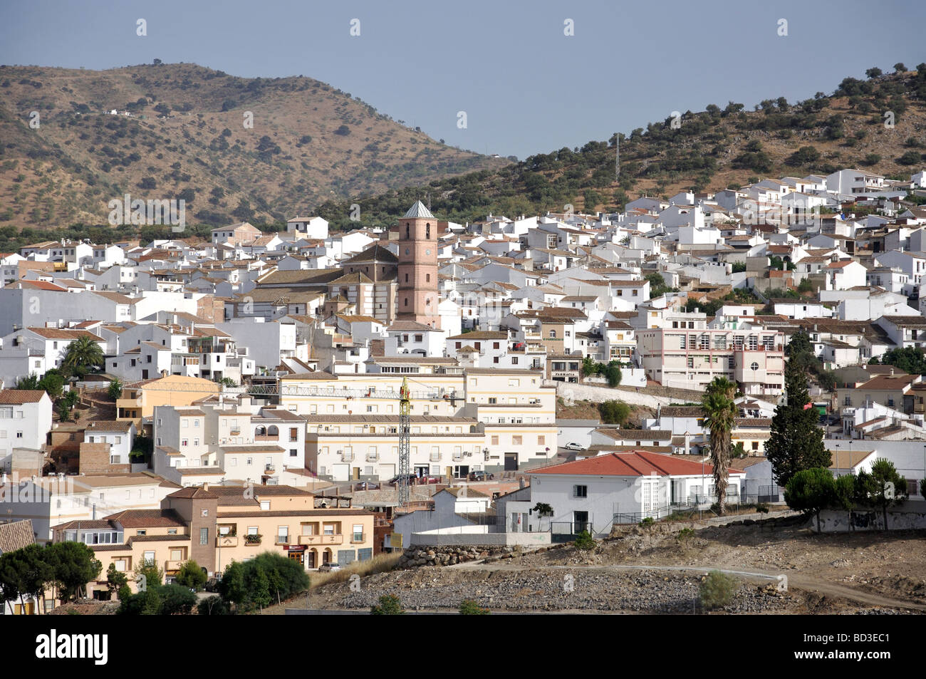 Casabermeja, Costa Del Sol, Provinz Malaga, Andalusien, Spanien Stockfoto