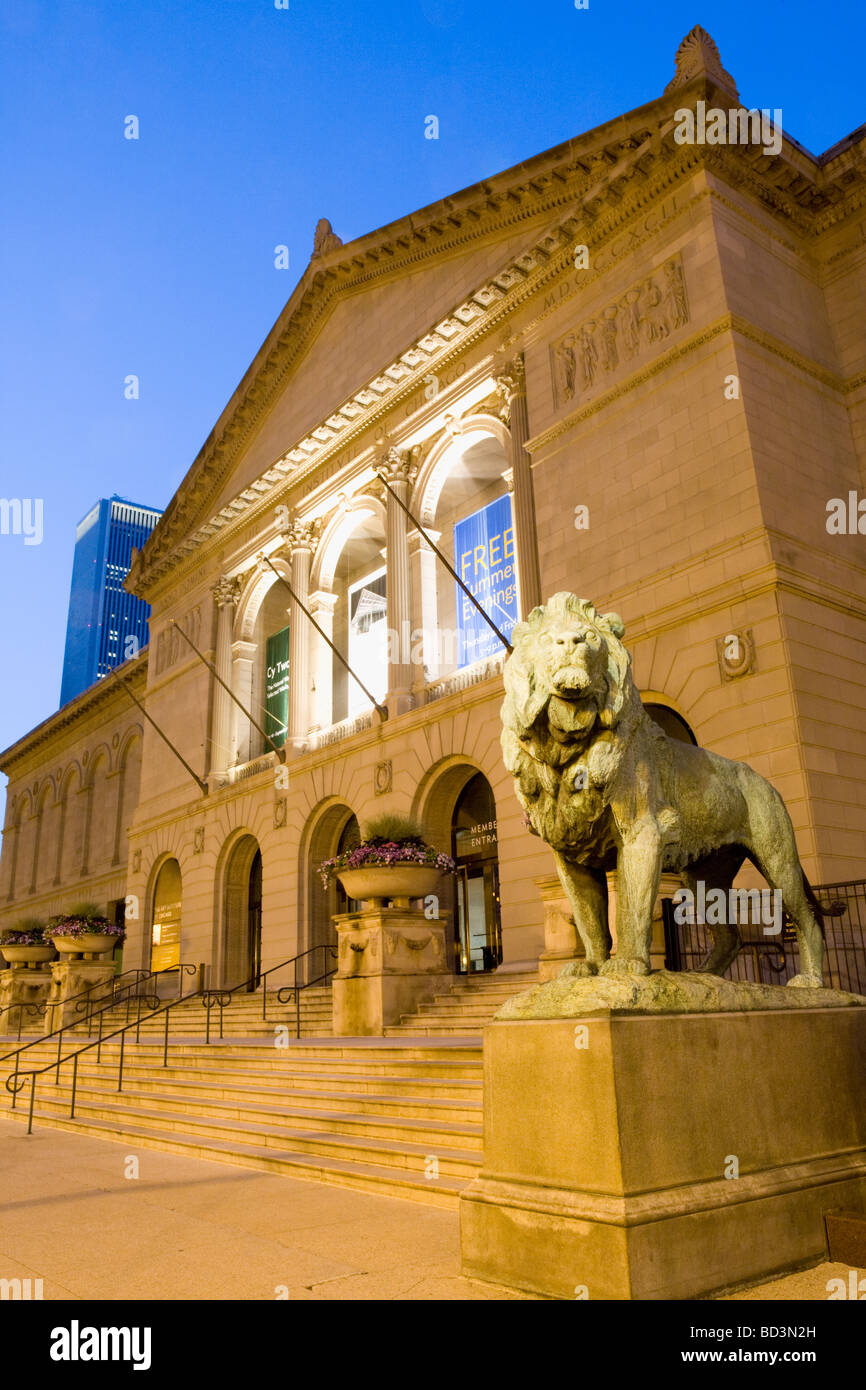 Art Institute of Chicago Illinois Stockfoto
