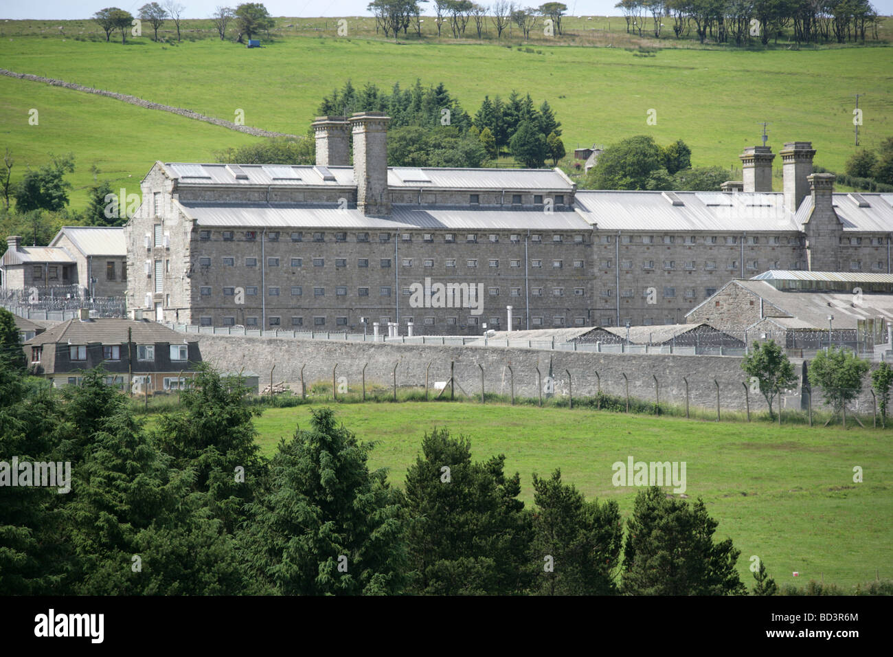 Dorf von Princetown, England. Im frühen 19. Jahrhundert HM Prison Dartmoor ursprünglich von Daniel Asher Alexander wurde. Stockfoto