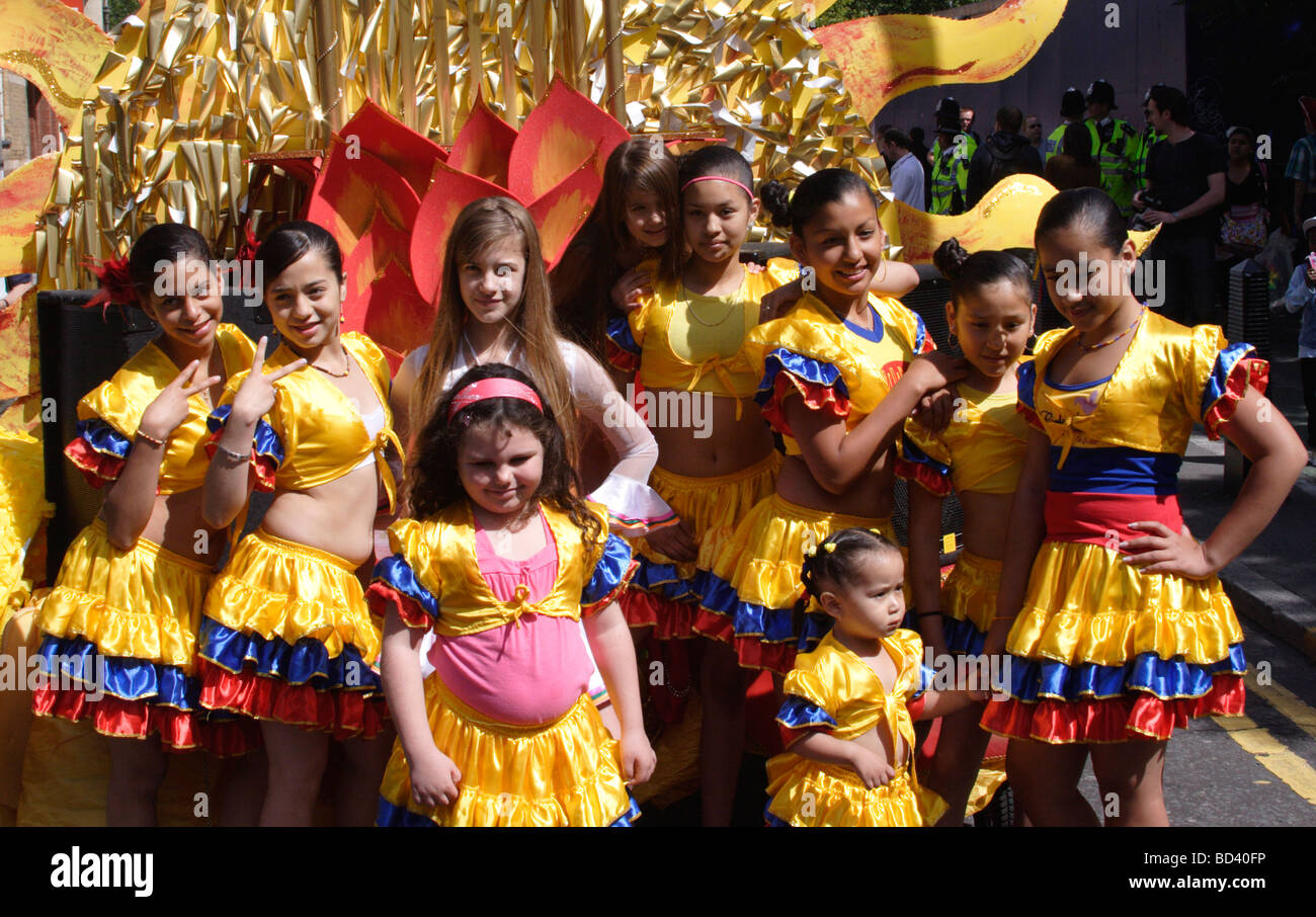 Carnaval del Pueblo London 2009 Stockfoto