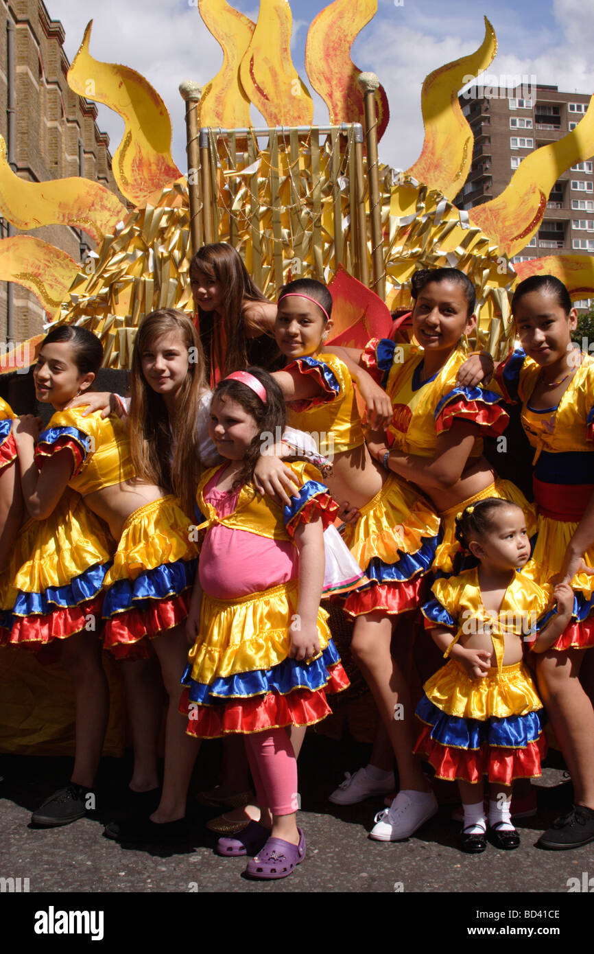 Carnaval del Pueblo London 2009 Stockfoto