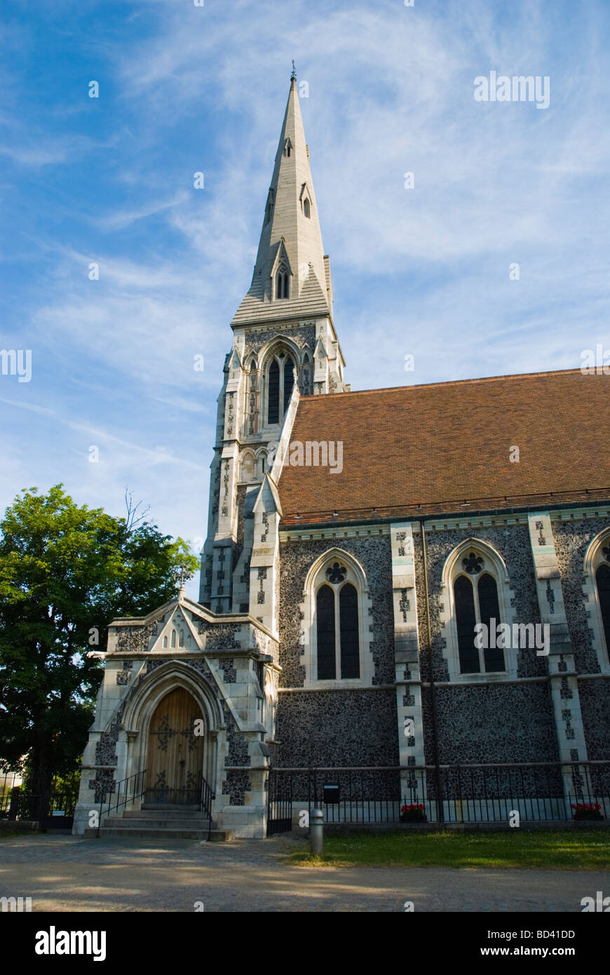 St. Alban-Kirche in Kastellet in Kopenhagen-Dänemark-Europa Stockfoto