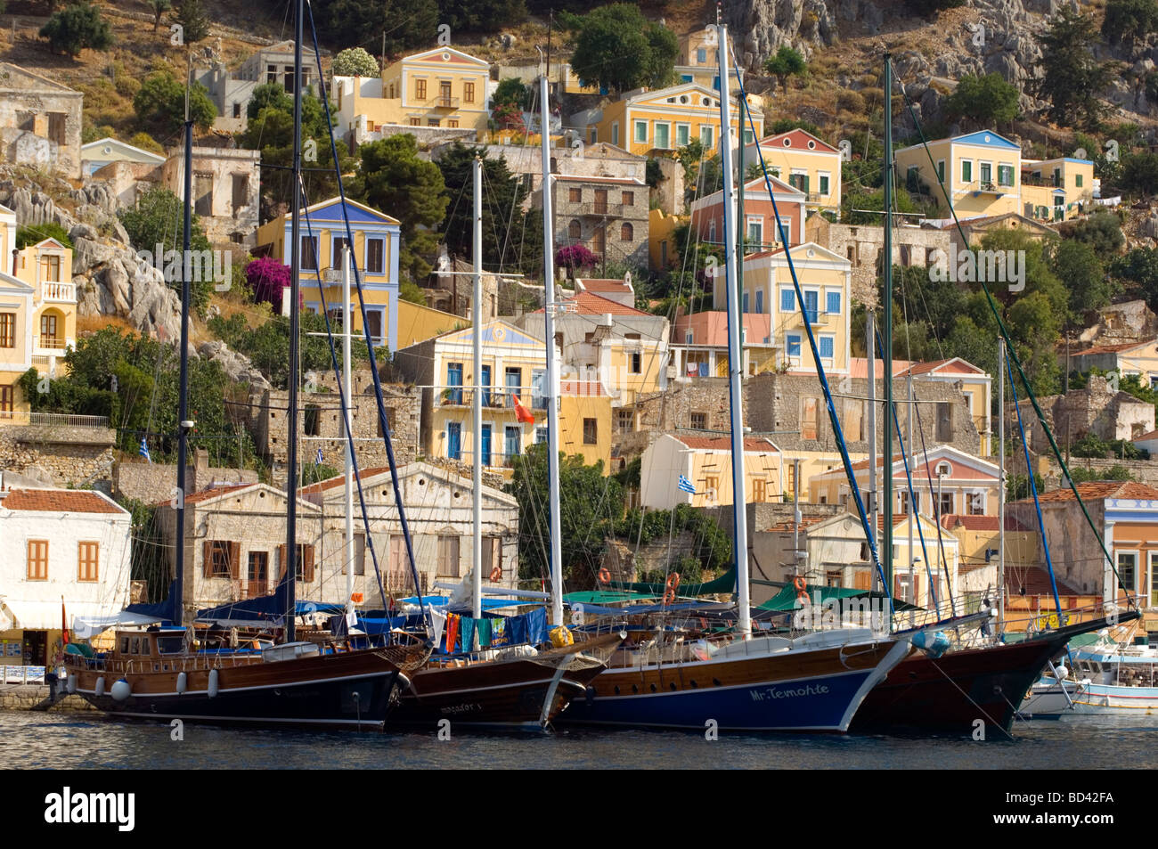 Boote im Hafen Stockfoto