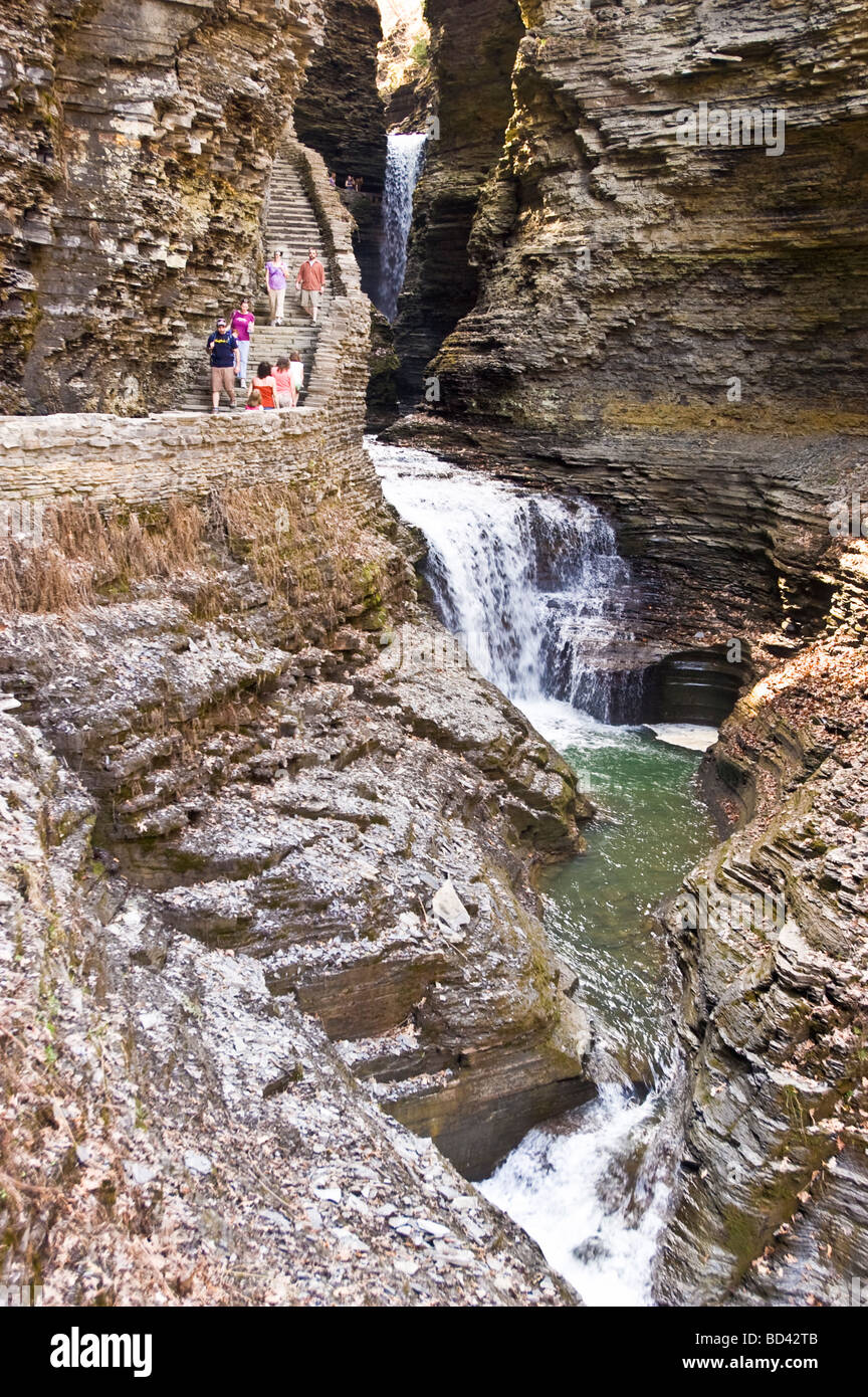 Watkins Glen State Park, New York, USA, USA, Vereinigte Staaten von Amerika Stockfoto