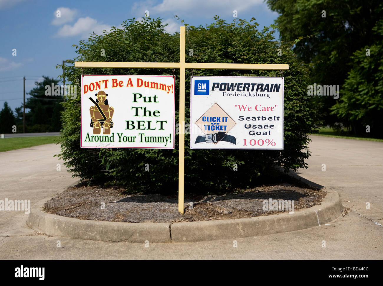 Fredericksburg Powertrain ist einer der neun gv-Pflanzen über das Land, das jetzt Bankrott General Motors plant, in der Nähe. Stockfoto