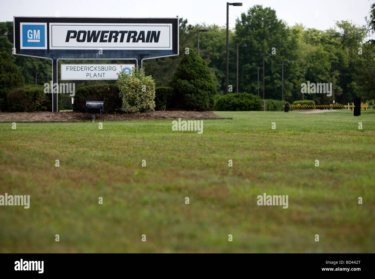 Fredericksburg Powertrain ist einer der neun gv-Pflanzen über das Land, das jetzt Bankrott General Motors plant, in der Nähe. Stockfoto