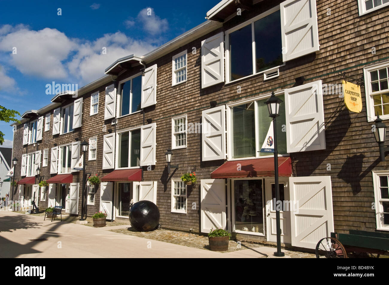 Historische Immobilien Nova Scotia Restauration Architektur in Halifax, Nova Scotia, Kanada Stockfoto