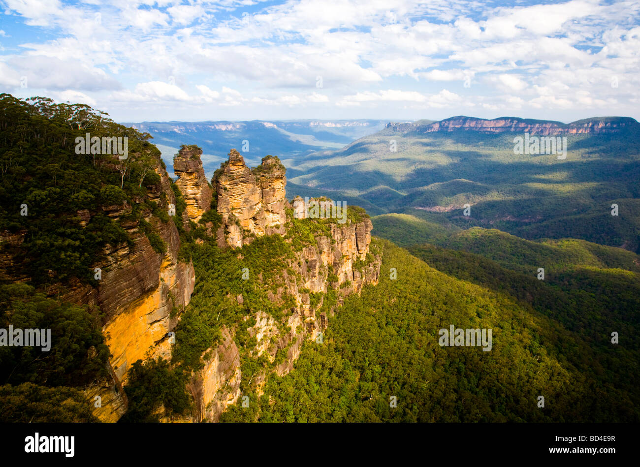 Die drei Schwestern aus Echo Point Blue Mountains National Park NSW Australia Stockfoto