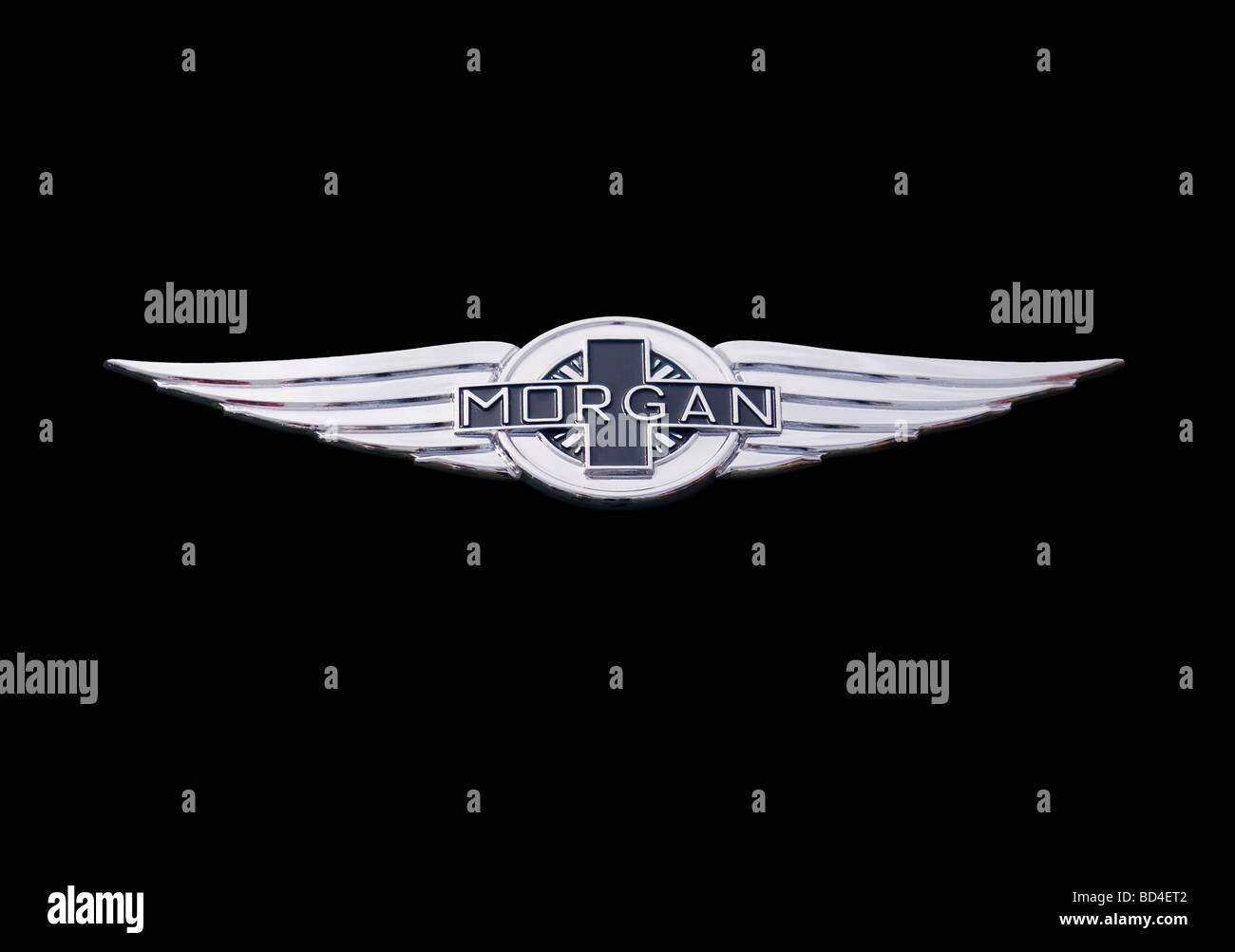 Morgan Autos Abzeichen logo Stockfoto