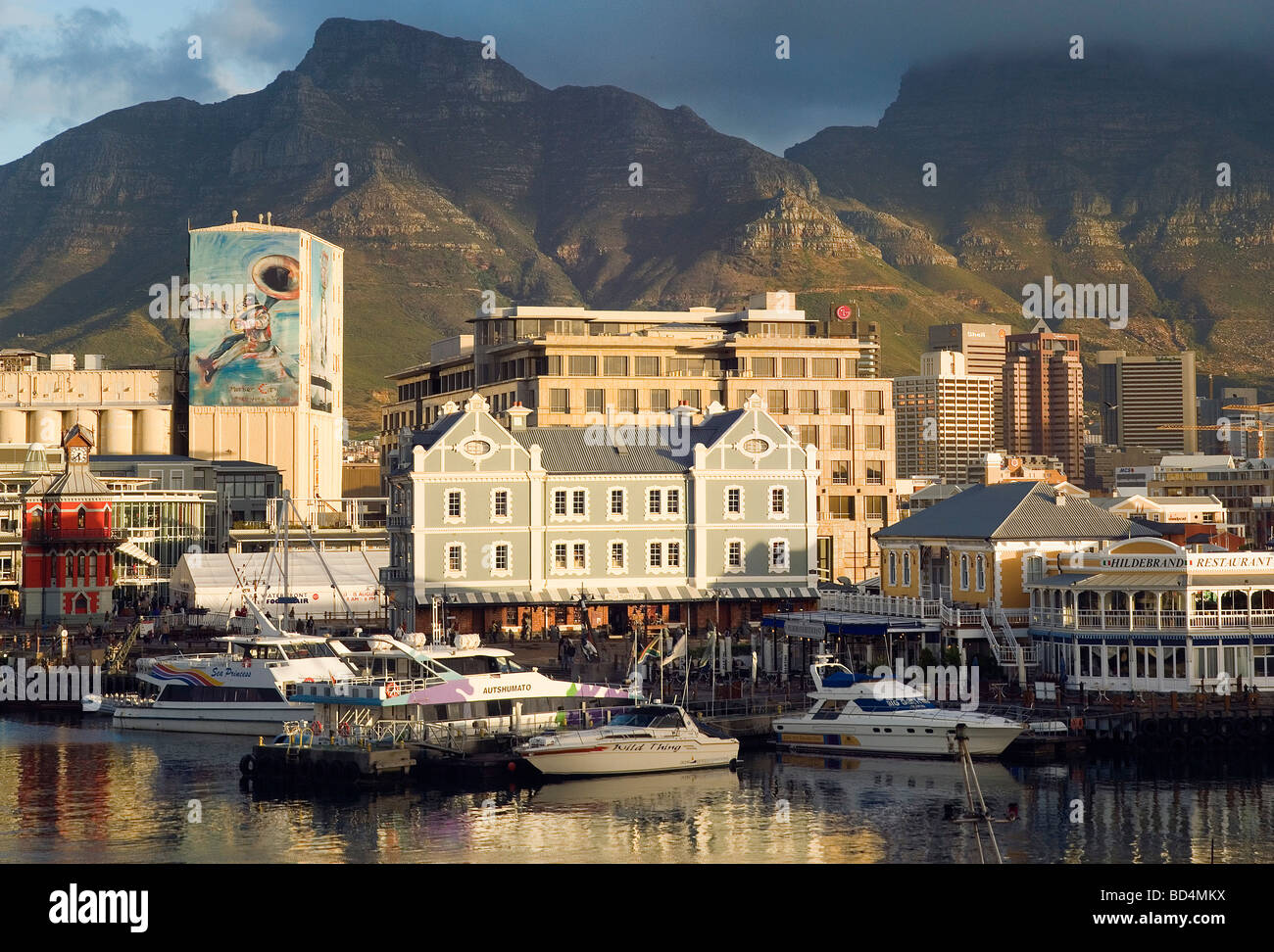 Waterfront-Kapstadt-Südafrika Stockfoto