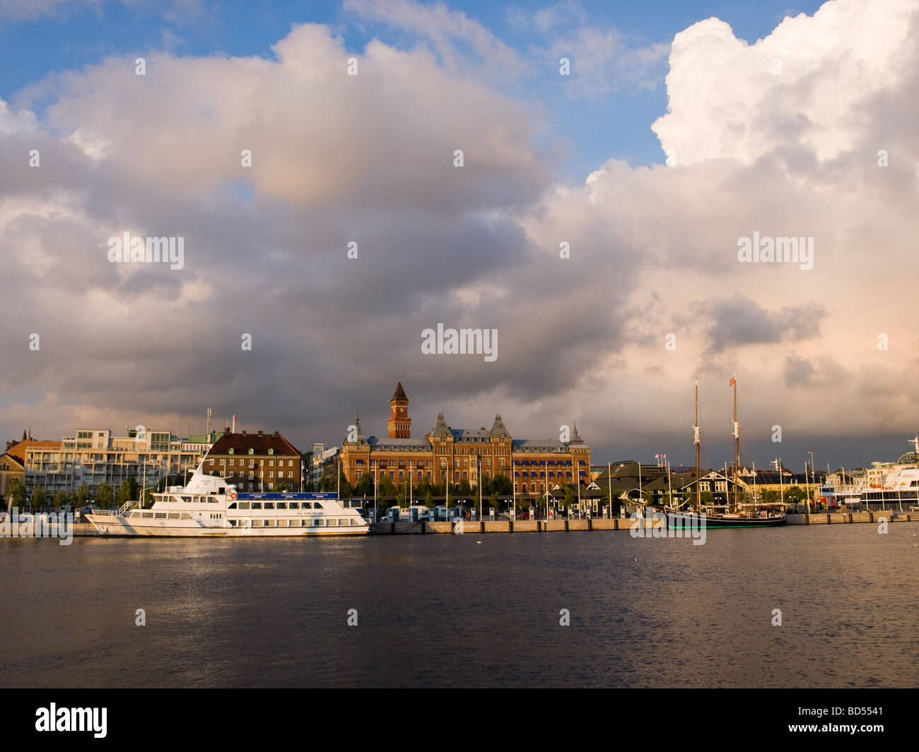 Helsingborg Norra Hamnen. Stockfoto