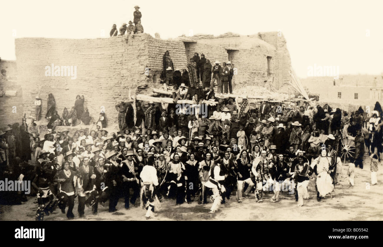 Native American Indian Ernte-Tanz Stockfoto
