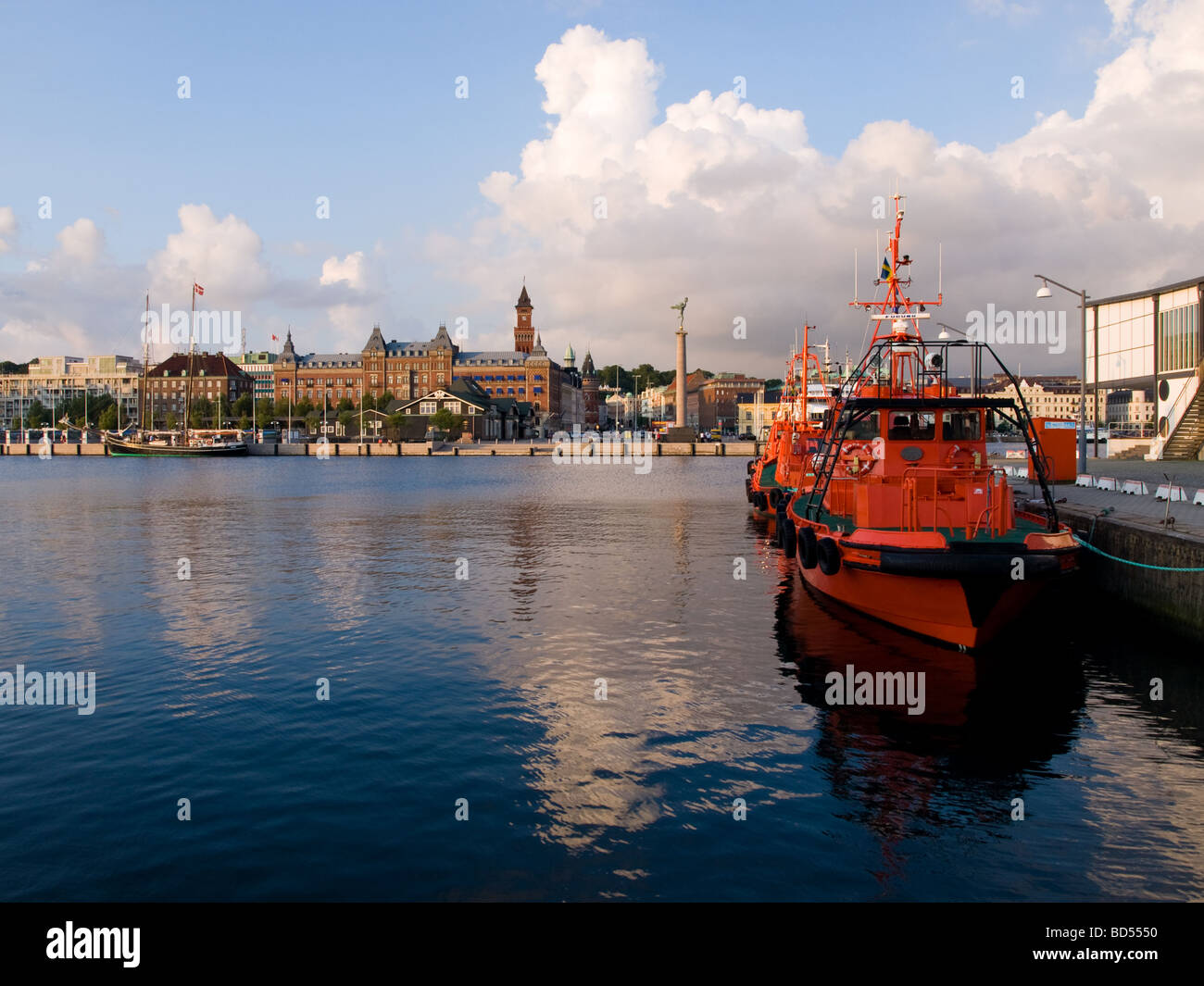 Helsingborg Norra Hamnen. Stockfoto