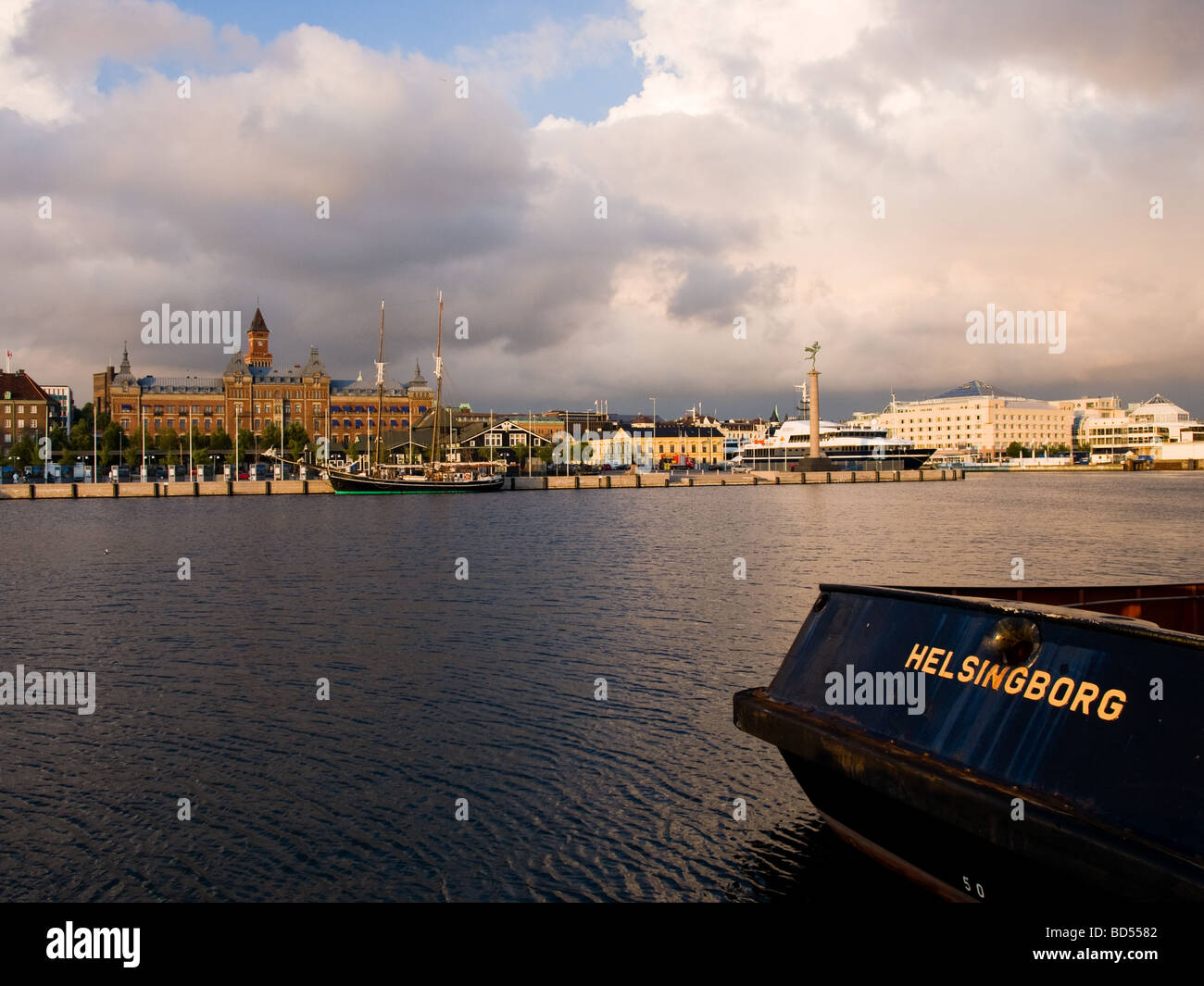 Helsingborg Norra Hamnen. Stockfoto