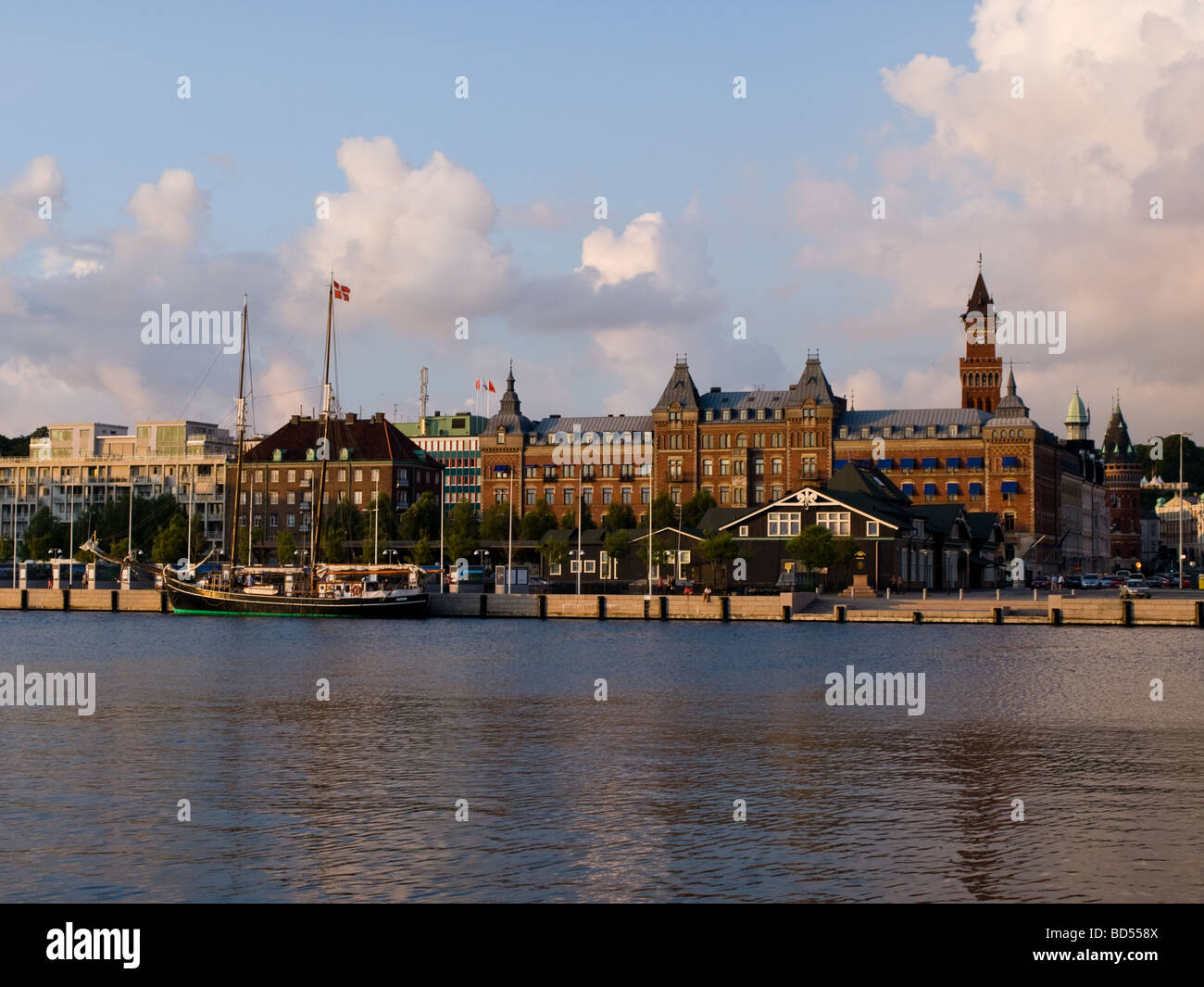 Helsingborg Norra Hamnen. Stockfoto