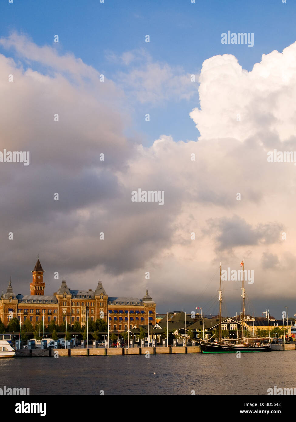 Helsingborg Norra Hamnen. Stockfoto