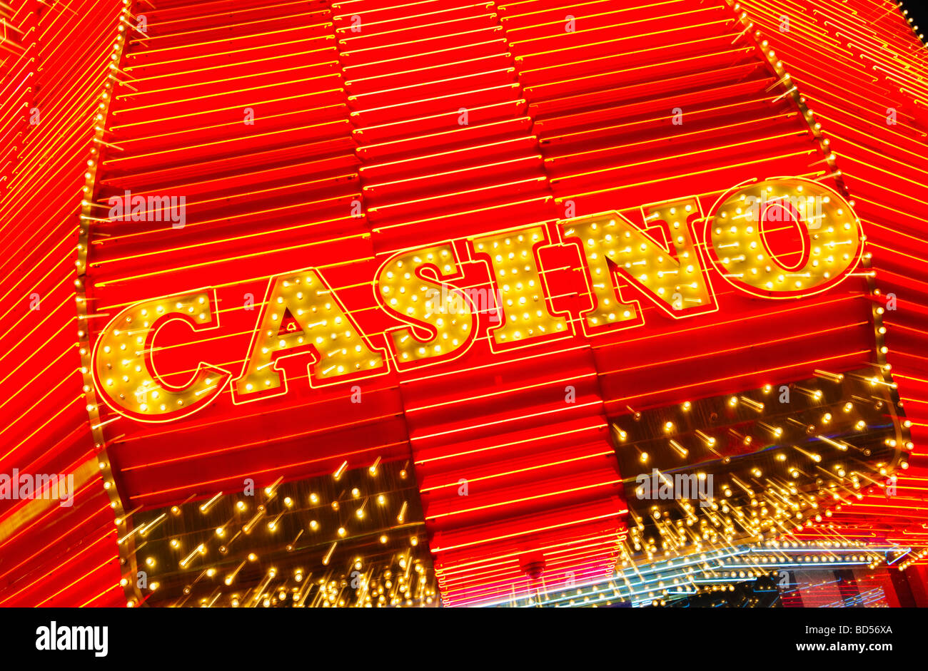 Las Vegas Casino-Schild Stockfoto