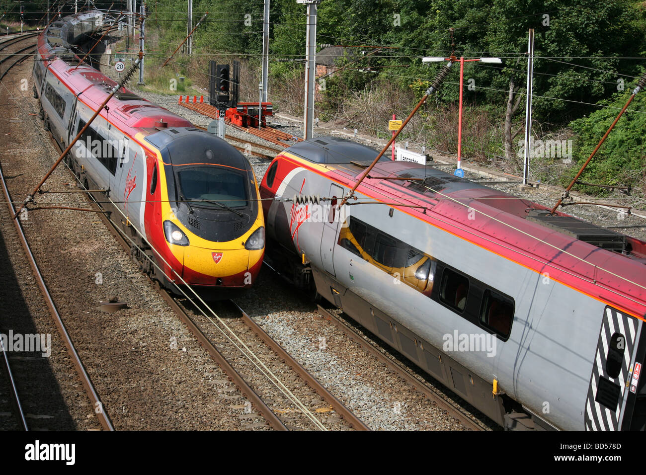 Pendolino in Lancaster Stockfoto