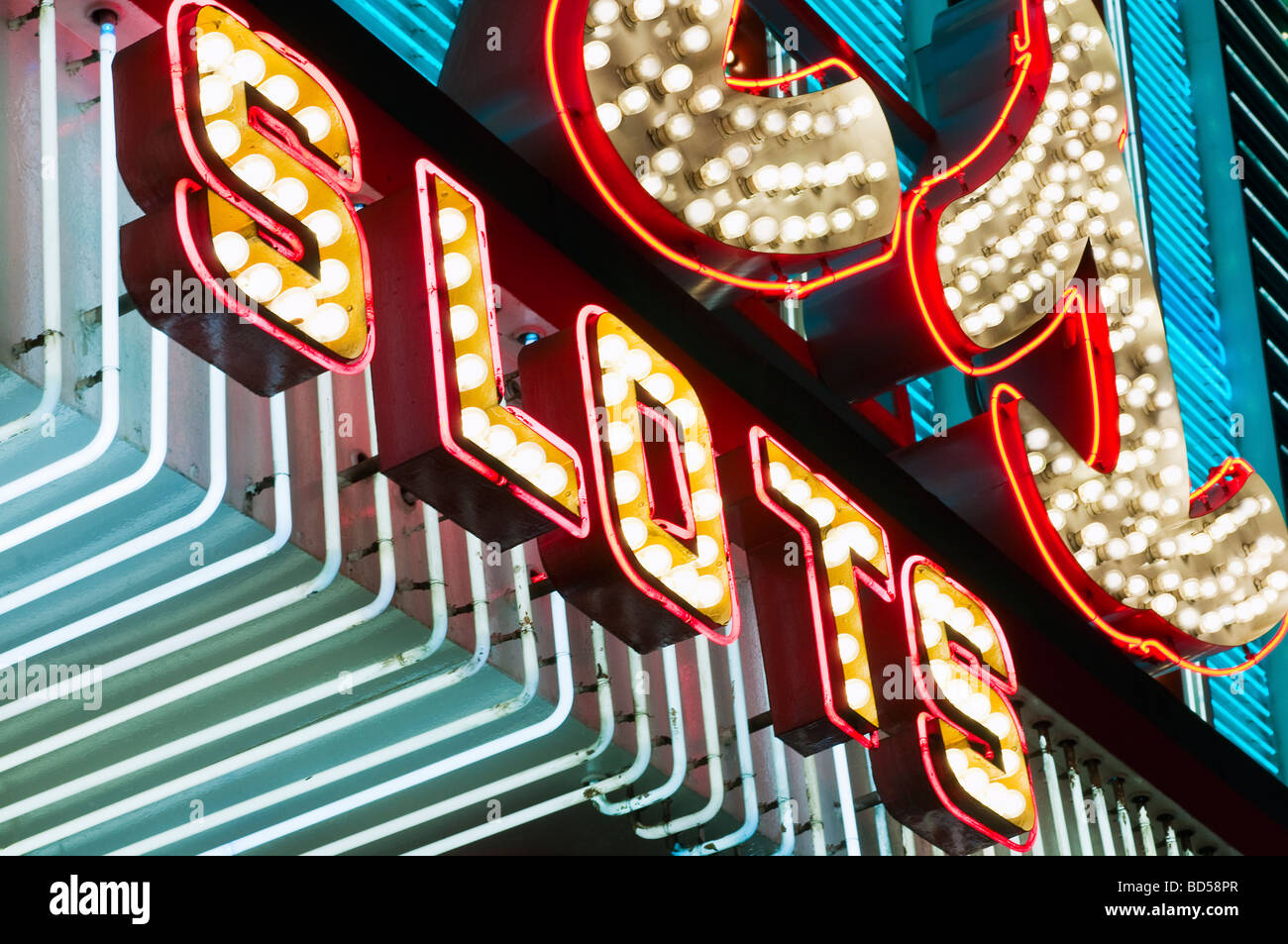 Las Vegas Casino-Schild Stockfoto