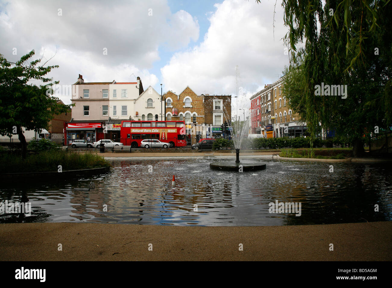 Clapton Teich, Clapton, London, UK Stockfoto