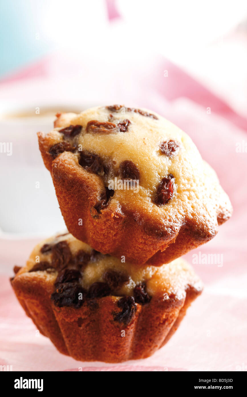 Französisch Gebäck aus Teig, hergestellt Madeleines Stockfoto