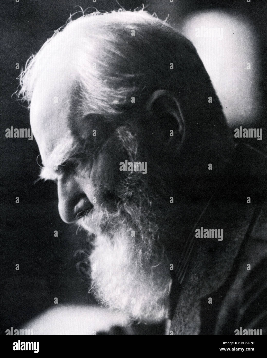 GEORGE BERNARD SHAW irischer Schriftsteller 1931 Stockfoto