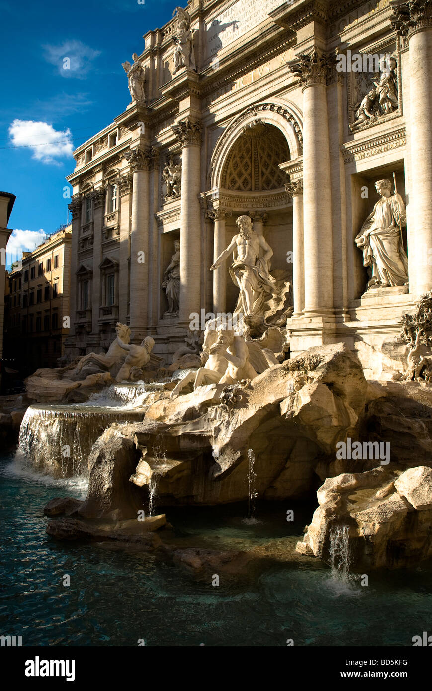 Fontana di Trevi, Rom, Italien Stockfoto