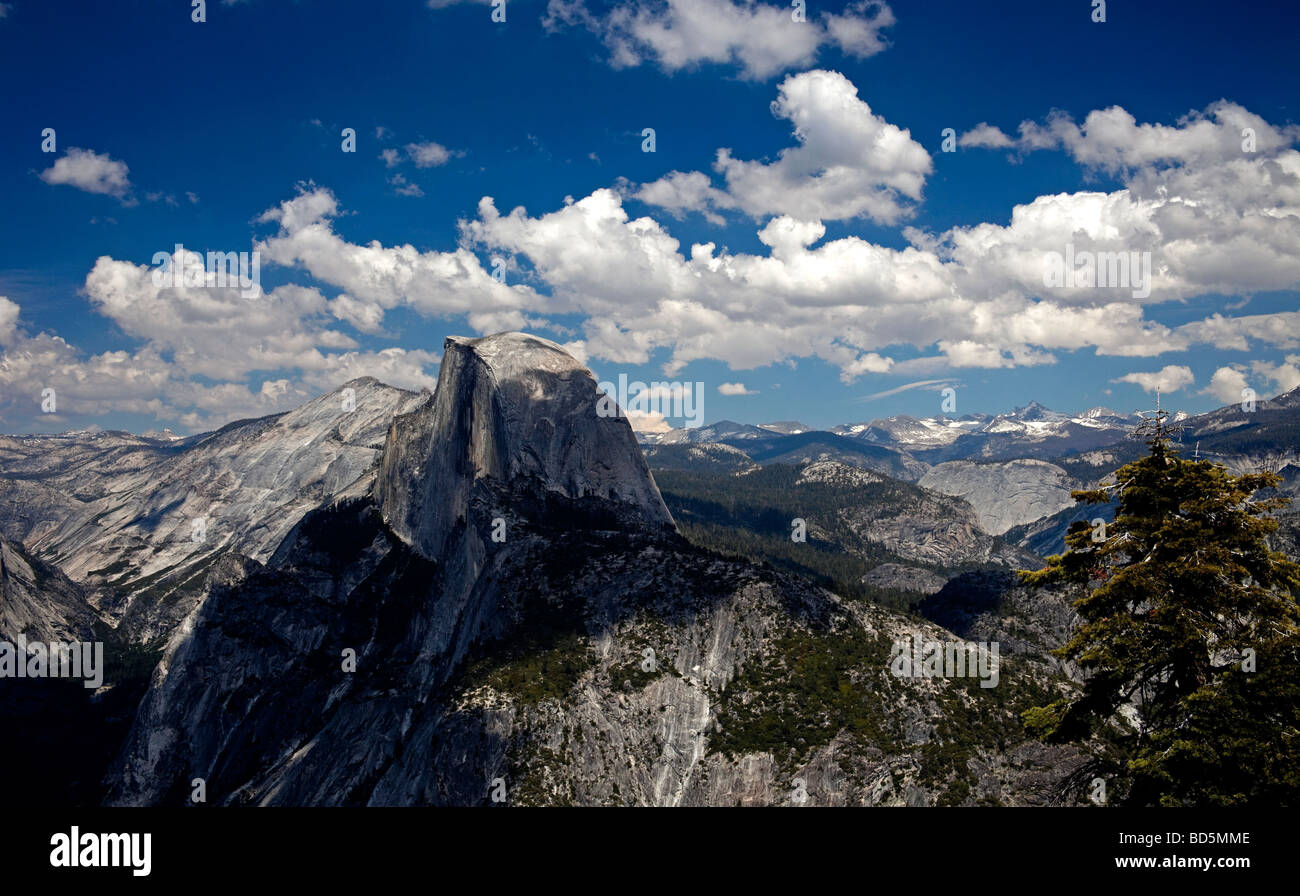 Halbe Kuppel Berg Yosemite Nationalpark, Kalifornien, USA Stockfoto