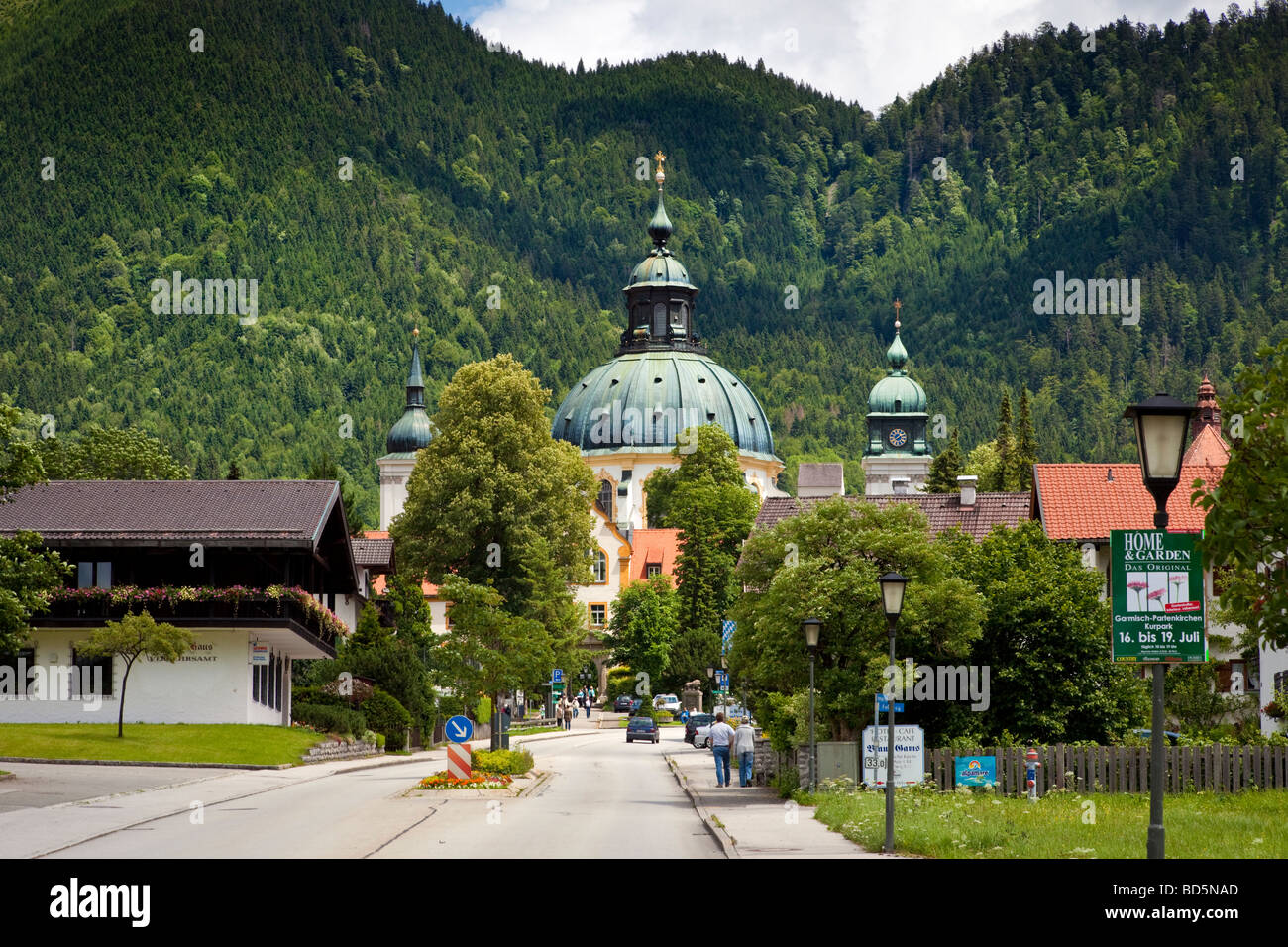 Kloster Ettal in Oberbayern, Deutschland, Europa Stockfoto