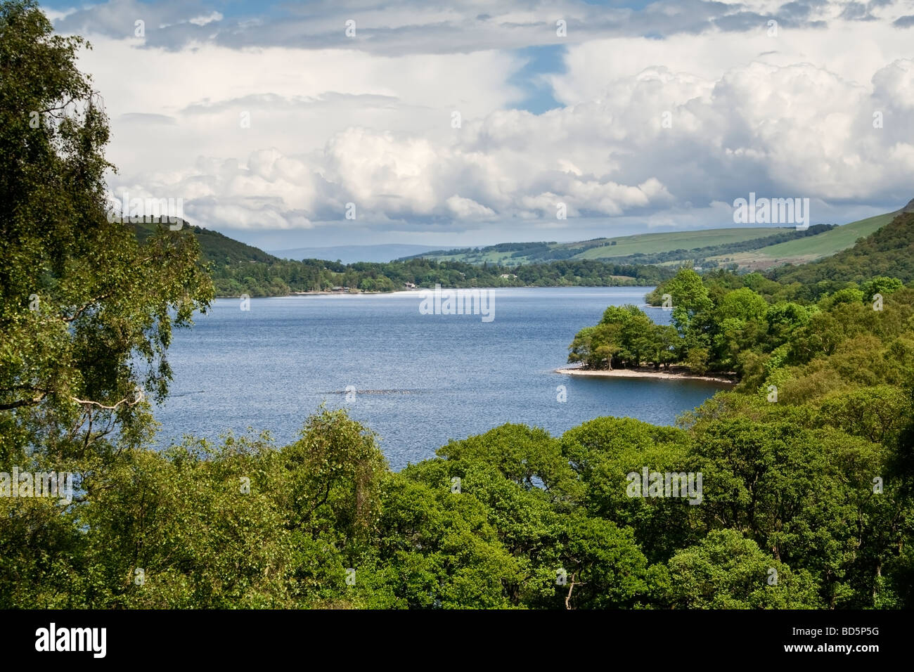 Ullswater, Seenplatte, Cumbria, UK. Stockfoto