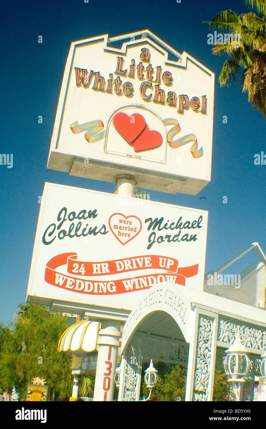 Hochzeitskapelle in Las Vegas, Nevada Stockfoto