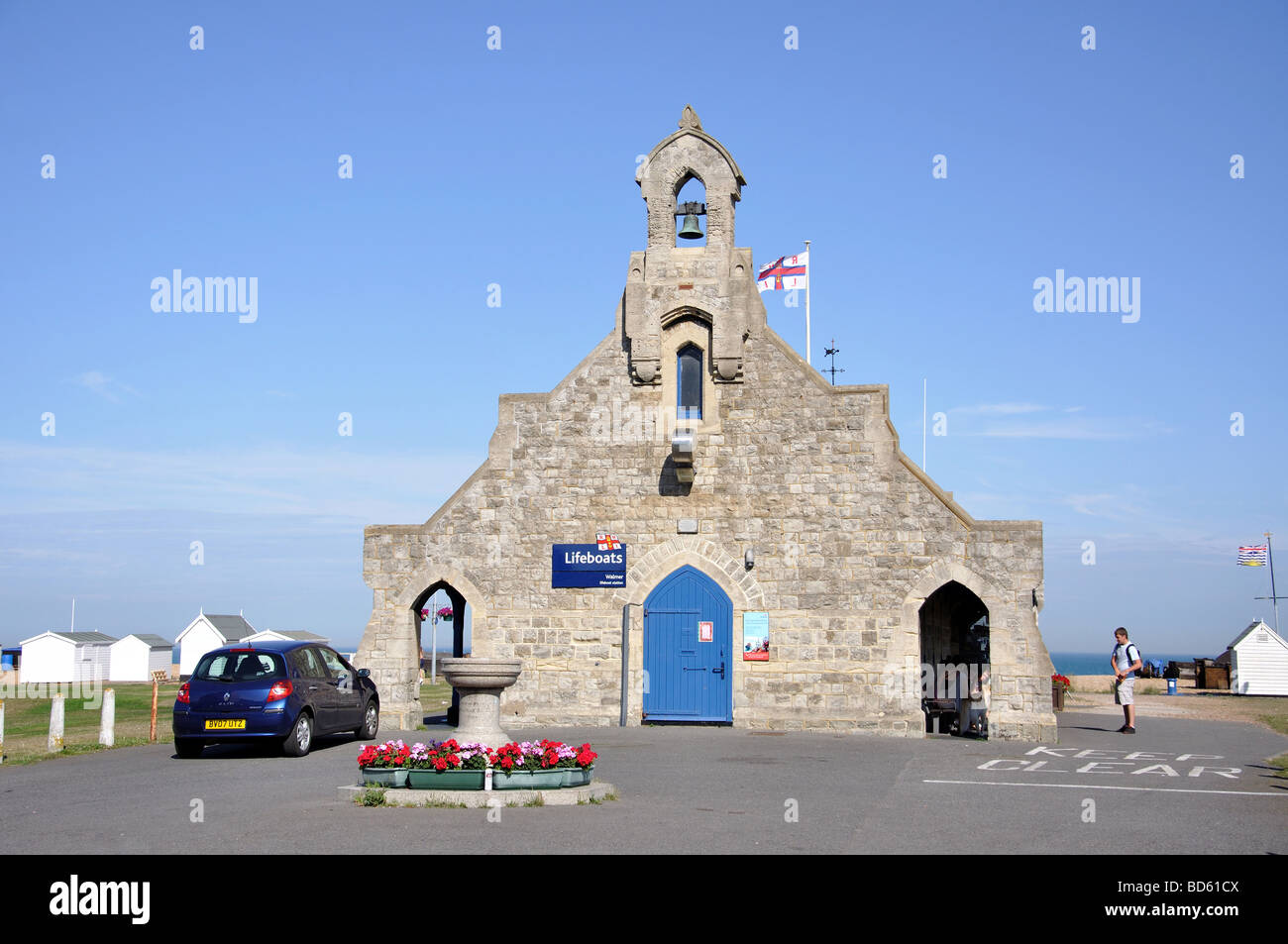 Rettungsstation, Walmer, Kent, England, Vereinigtes Königreich Stockfoto