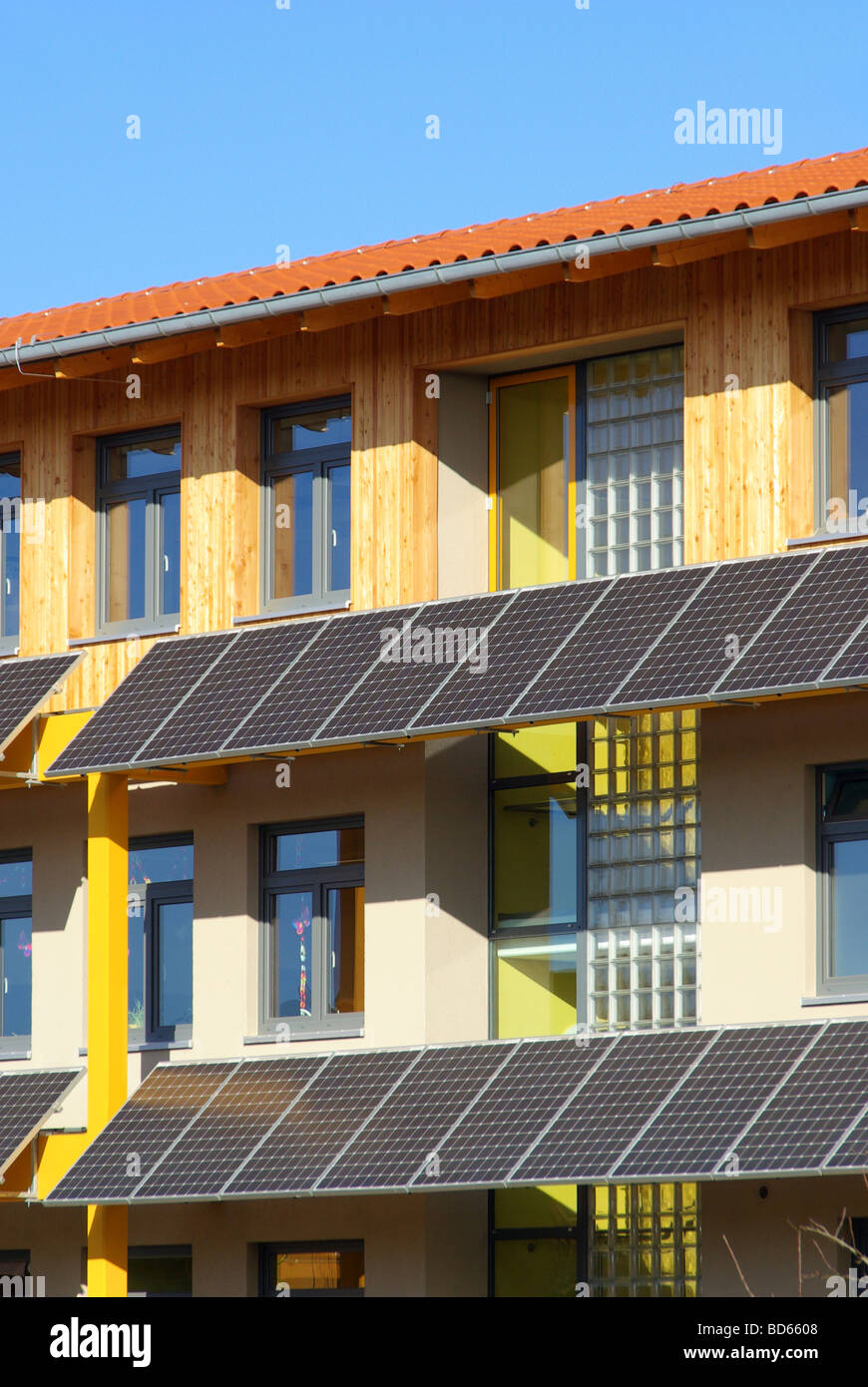 Solaranlage Solaranlage 64 Stockfoto