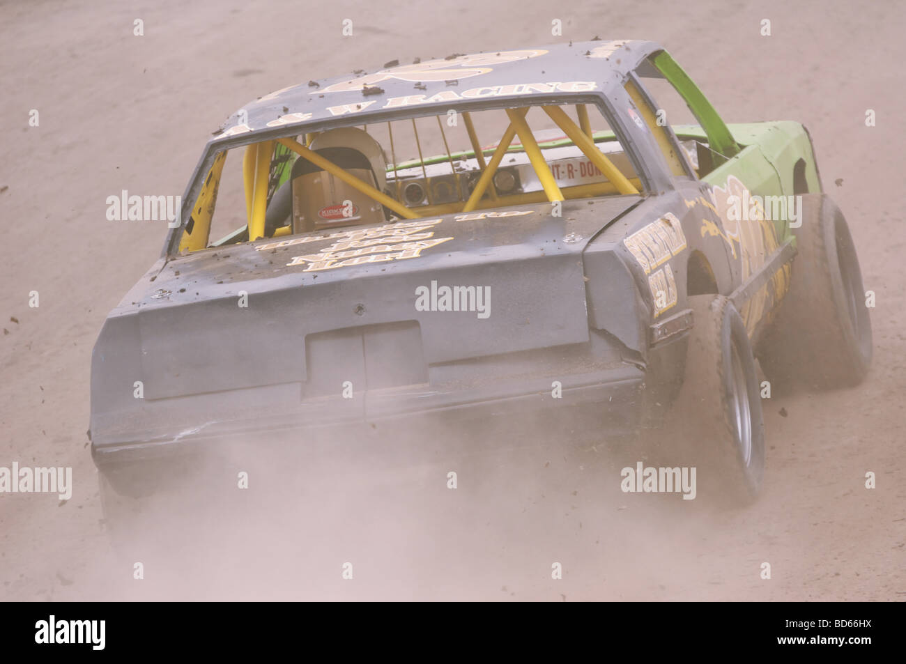 Stock Car Racing Fahrzeuge Stockfoto