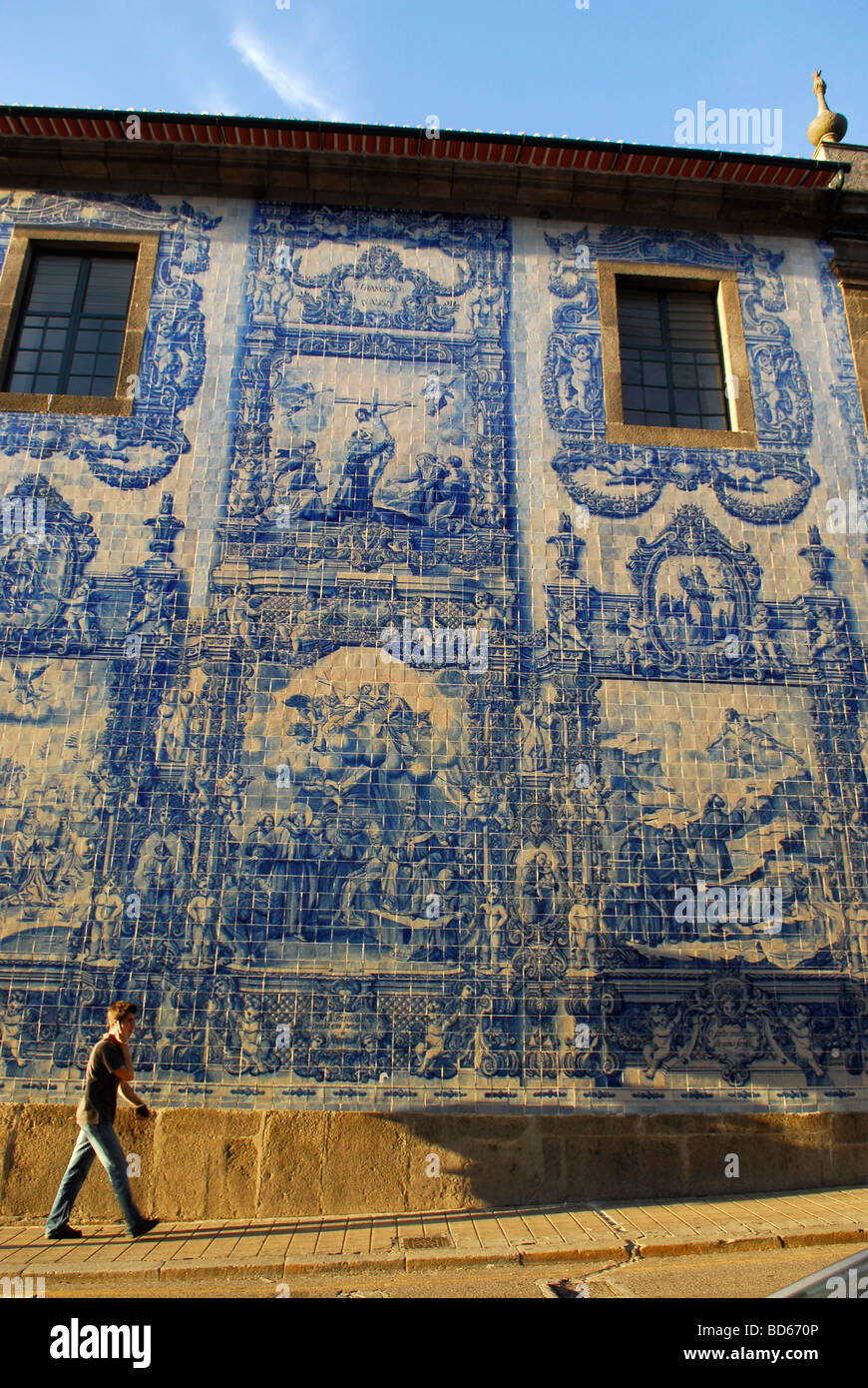 Porto (Portugal): Azulejo Stockfoto