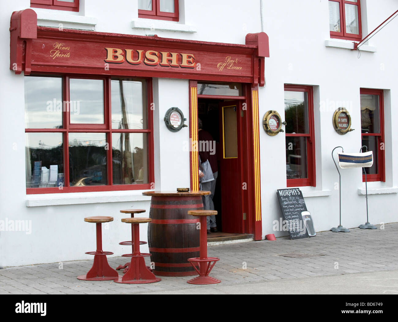 Bushe Public House, Baltimore, Grafschaft-Korken, Irland. Stockfoto