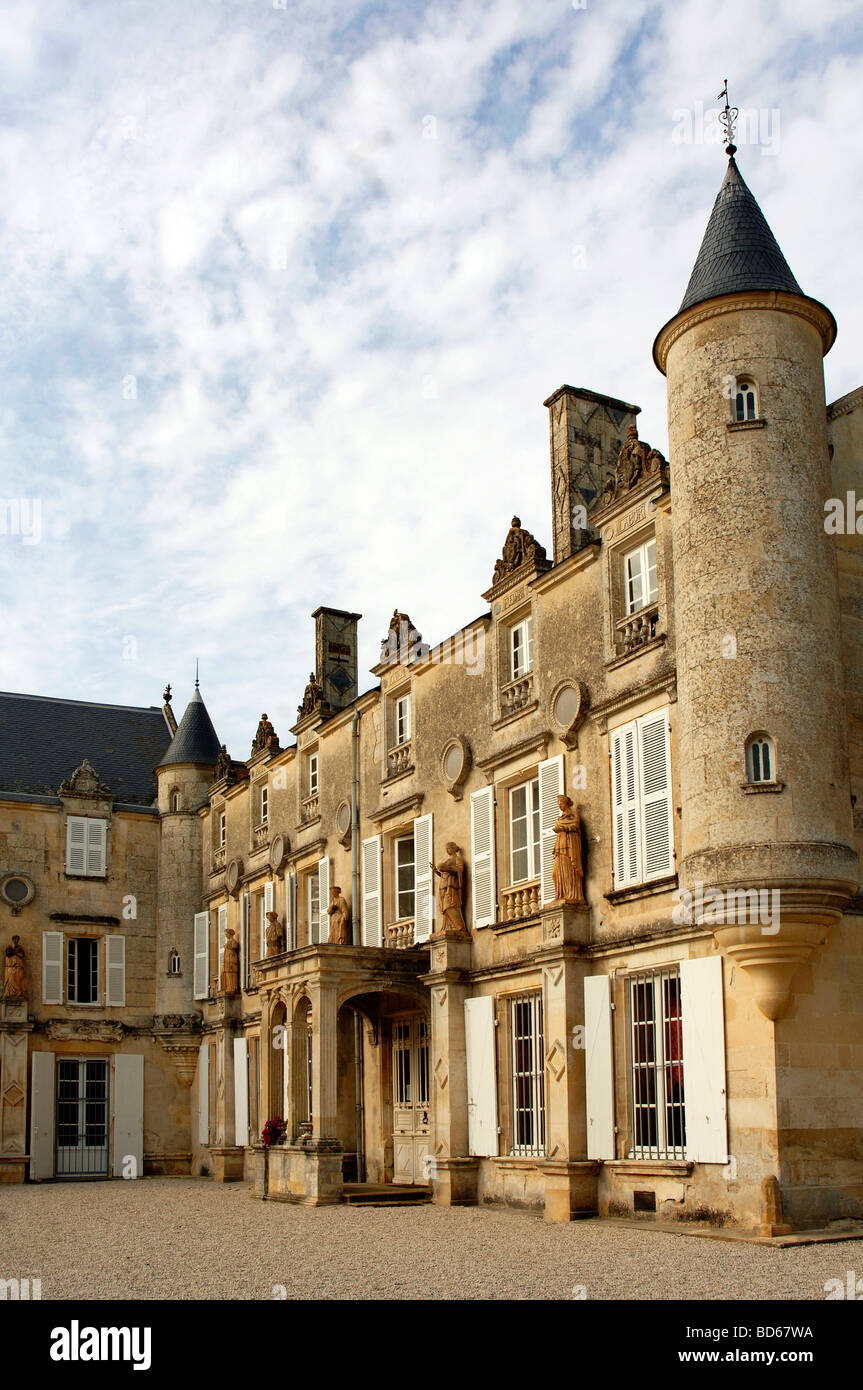 Fontenay le Comte (85): der "Château de Terre-Neuve" Burg Stockfoto