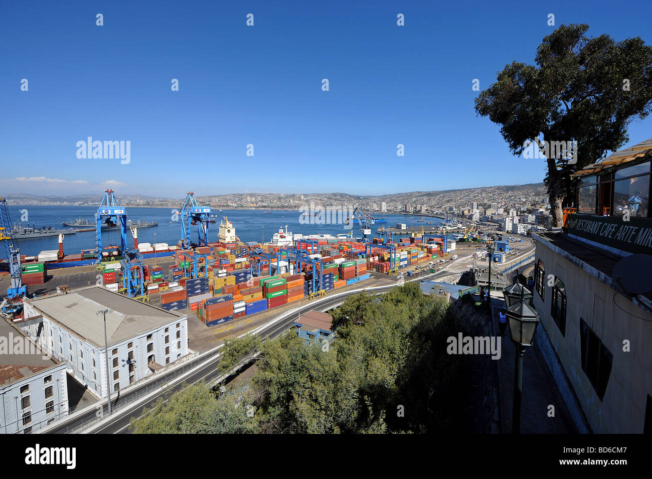 Chile: Valparaíso Stockfoto