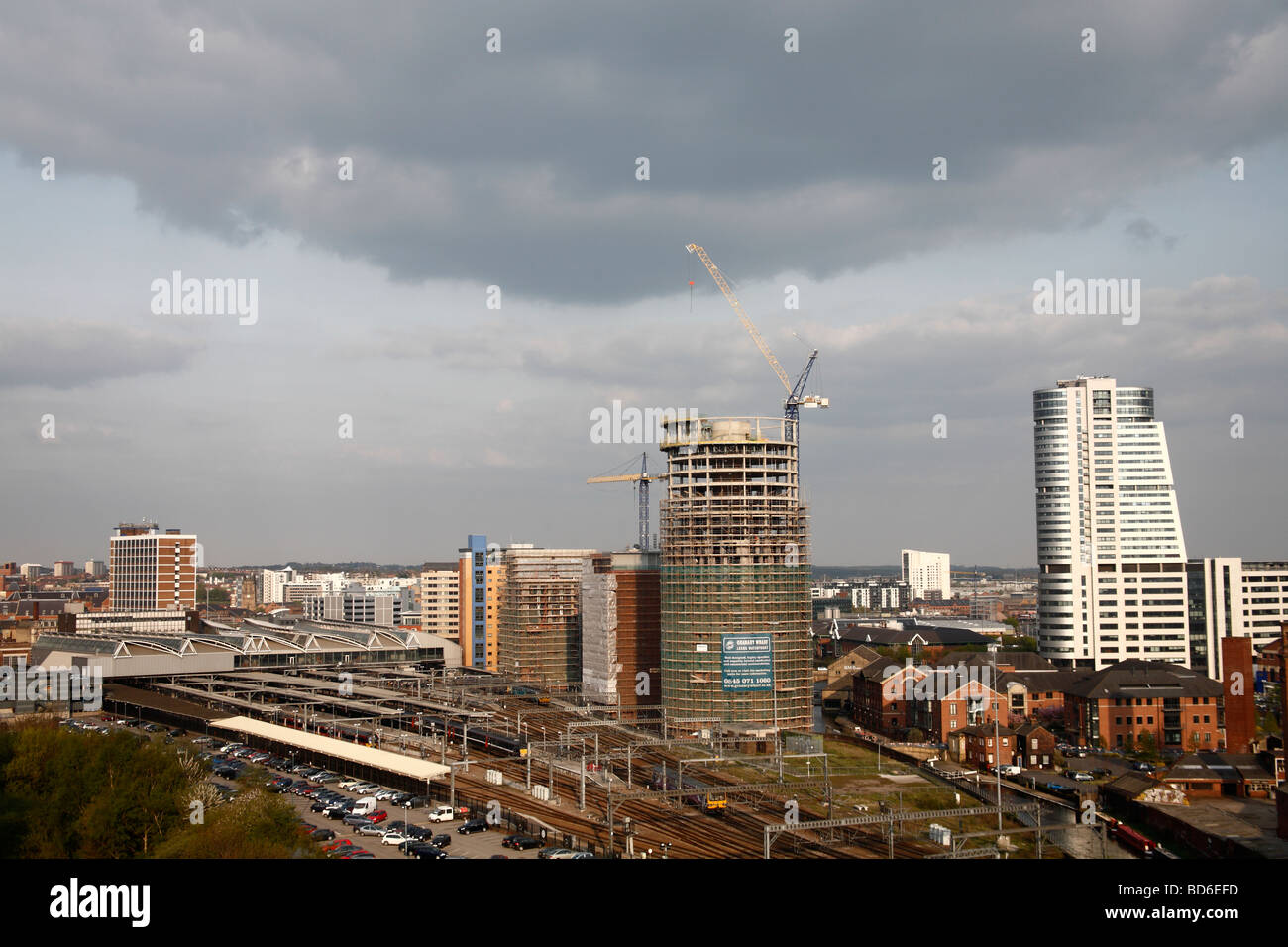 Gebäude im Stadtzentrum von Leeds, West Yorkshire Stockfoto