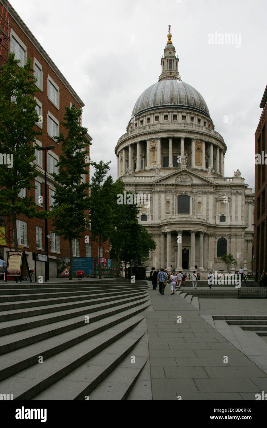 St. Pauls Cathedral. Blick von Peter Hill, London, UK Stockfoto