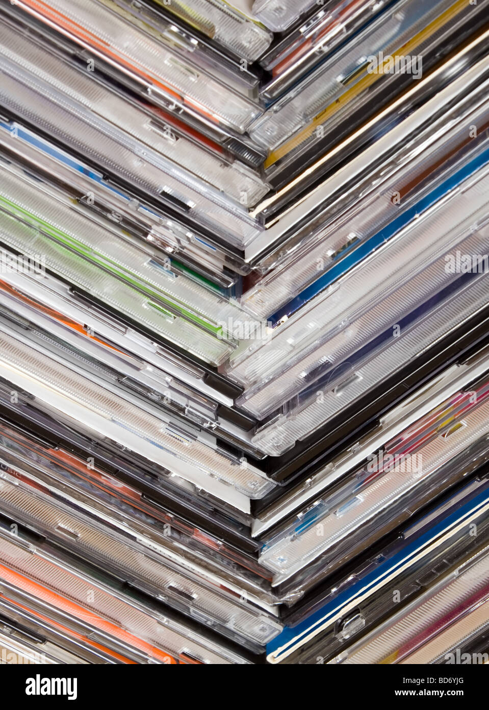 Compact Disc-Hintergrund Stockfoto
