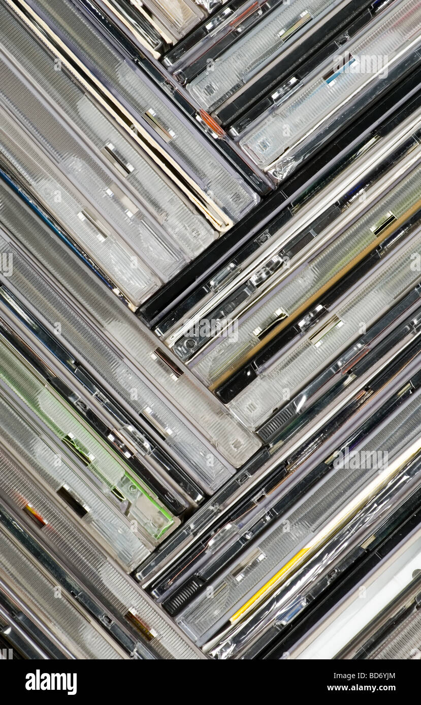 Compact Disc-Hintergrund Stockfoto