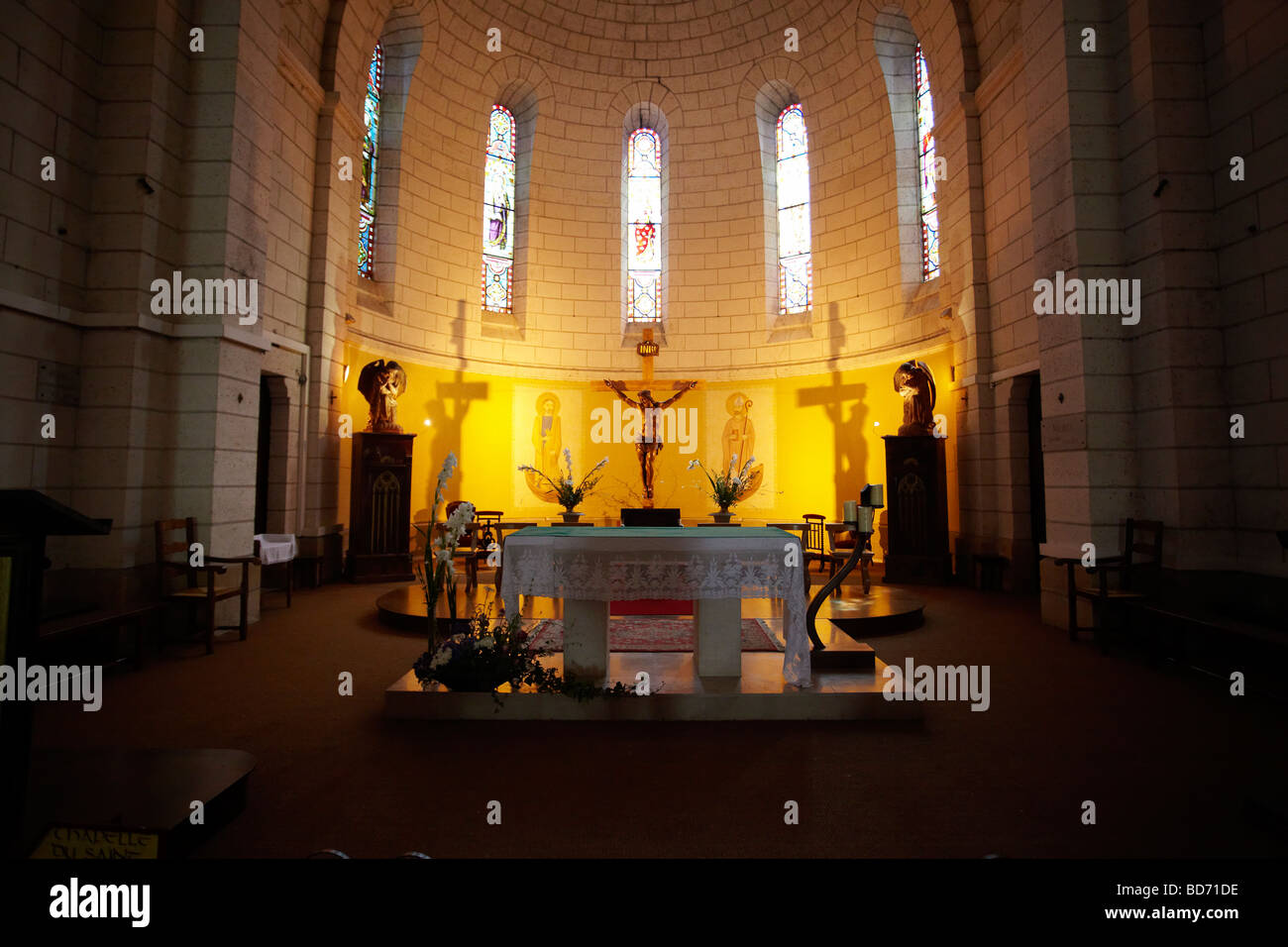 Kirche, Lalinde, Bergerac, Dordogne, Aquitaine, Südfrankreich, Frankreich, Europa Stockfoto