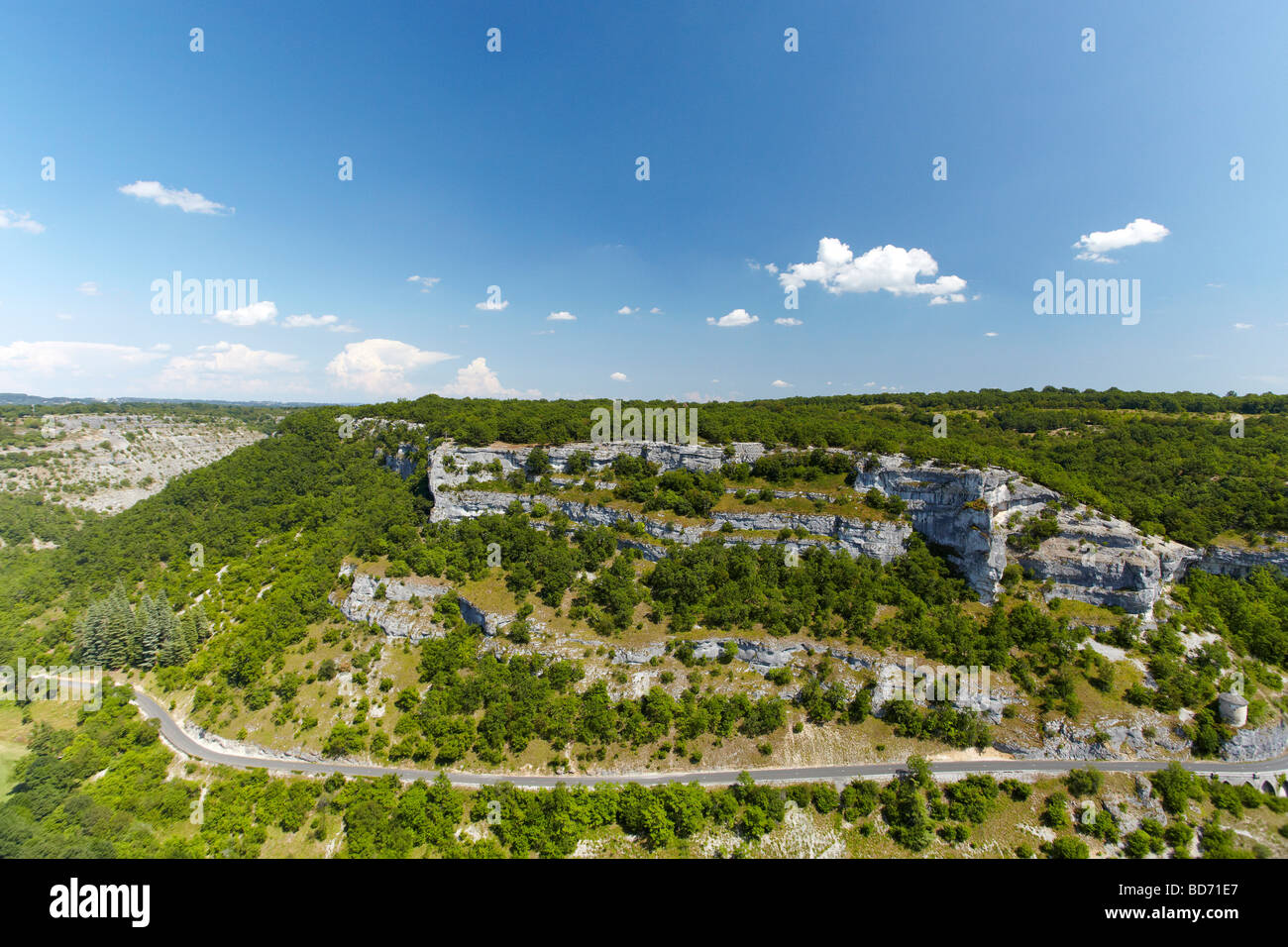 In der Nähe von Rocamadour, Lot, Midi-Pyrenees, südlichen Frankreich, Frankreich Stockfoto