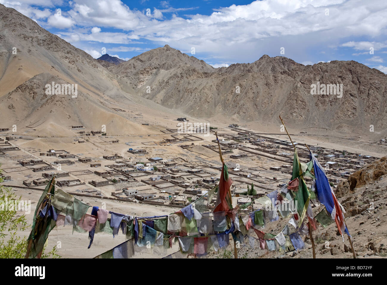 Stadtrand von Leh. Ladakh. Indien Stockfoto