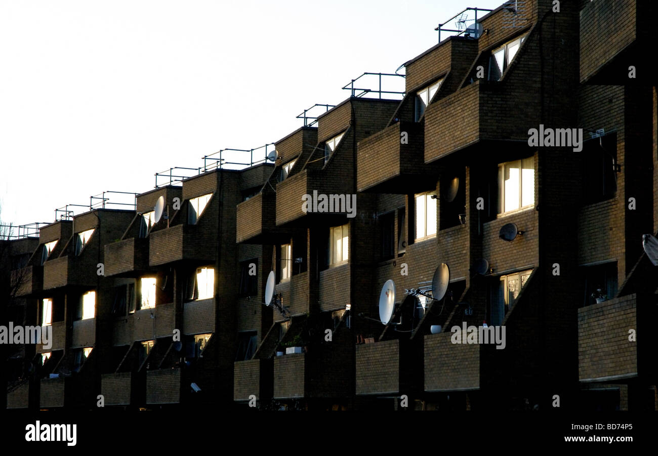 London Apartments Stockfoto