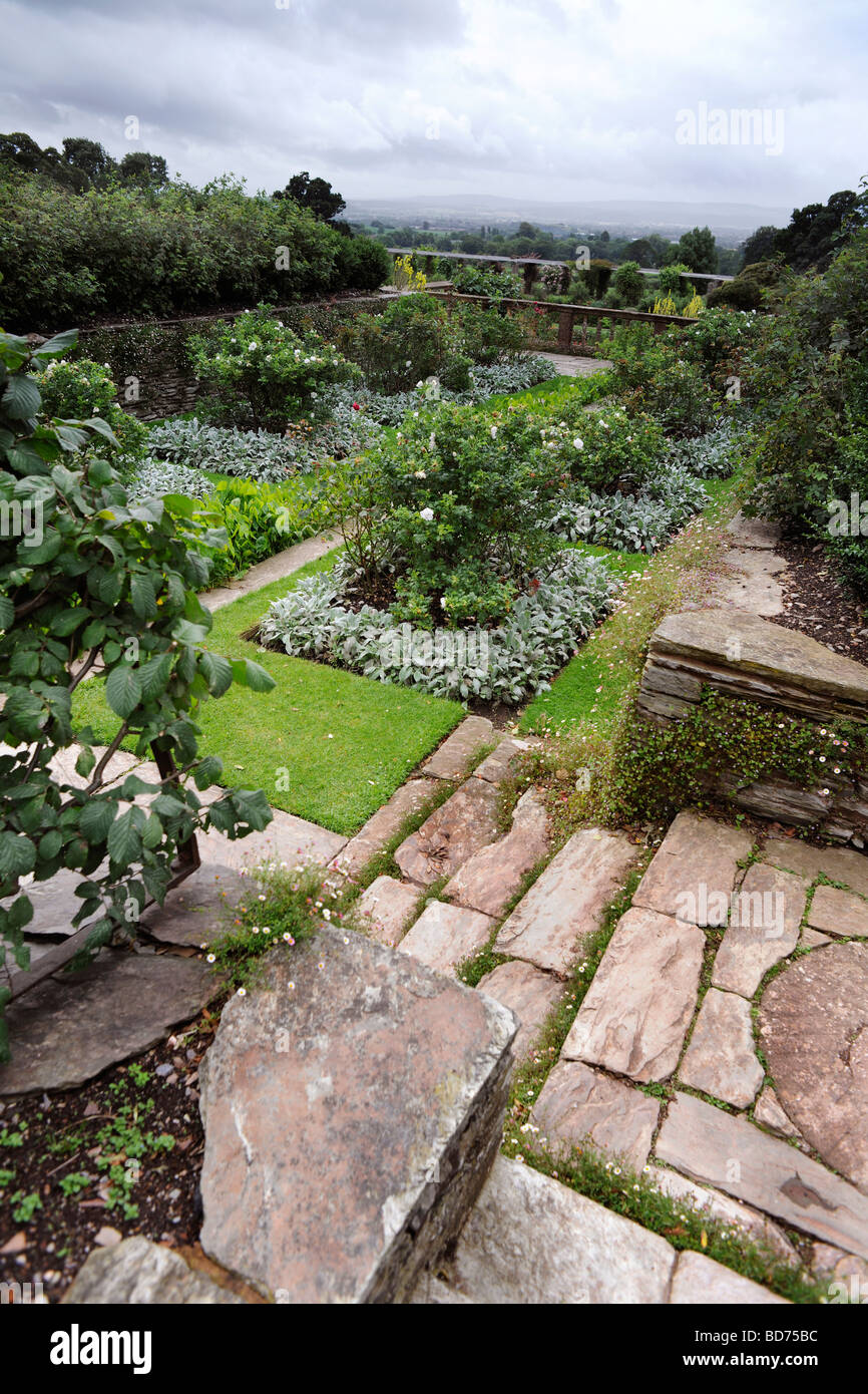 Hestercombe Gärten, in der Nähe von Taunton, Somerset, UK. Angelegter Garten entworfen und erstellt von Sir Edwin Lutyens und Gertrude Jekyll Stockfoto