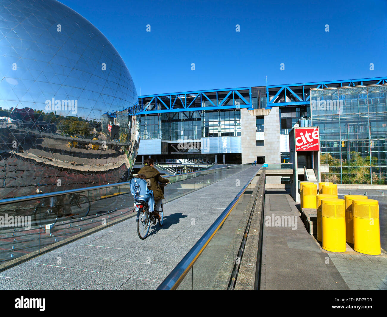 Cité des Sciences de Paris La Vilette, Frankreich. Stockfoto