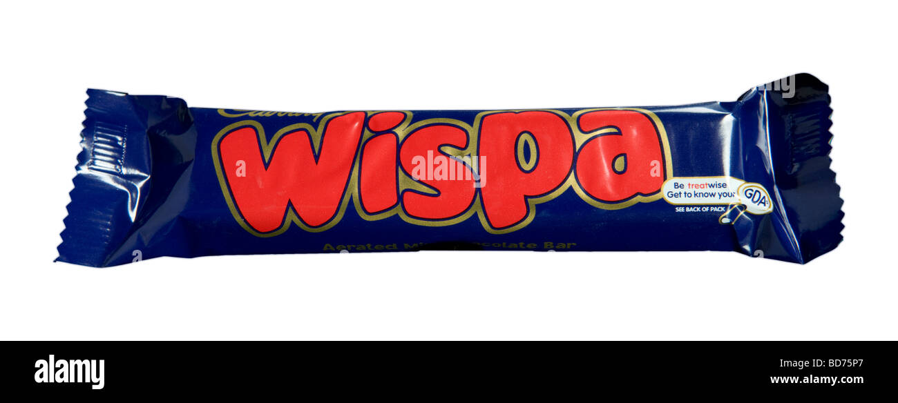 Cadbury Wispa Schokoriegel im Studio gedreht Stockfoto